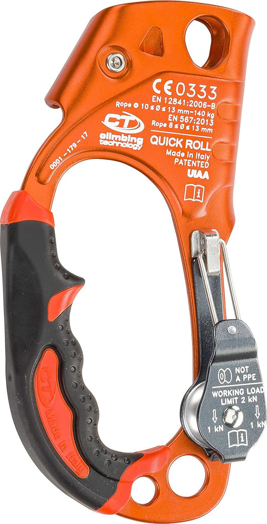 Quick Roll Ascender, Right Hand, Orange
